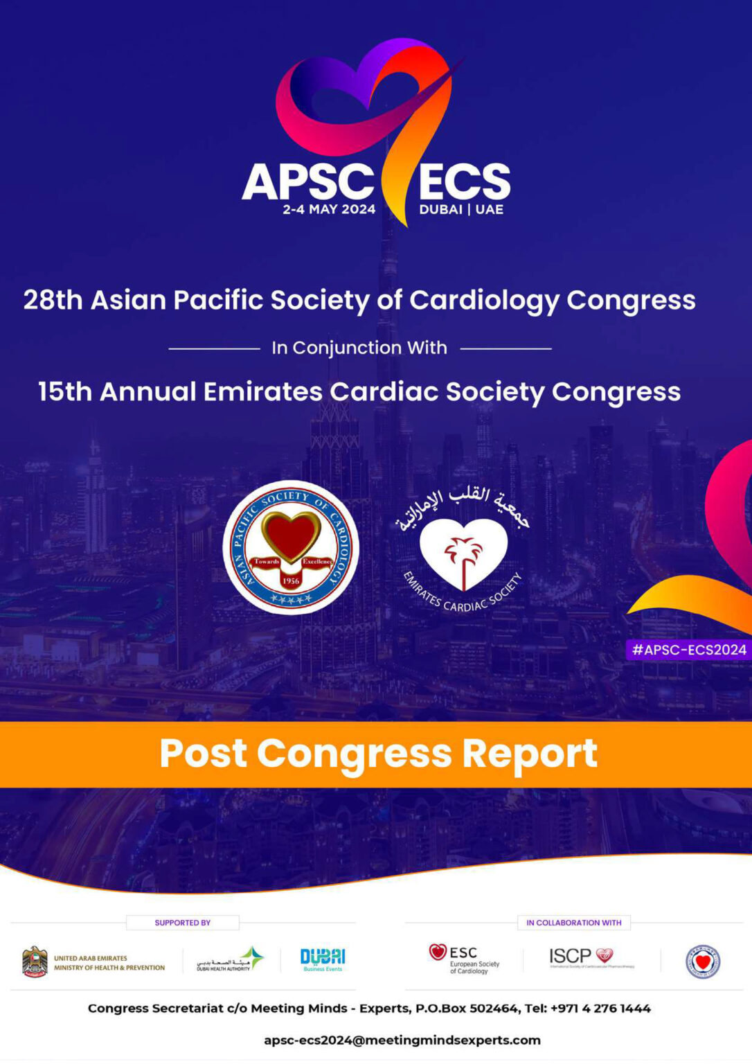 The Asian Pacific Society of Cardiology (APSC) represents 25 cardiology ...